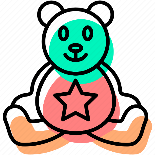 Baby stuff, bear, kid, play, teddy, toy icon - Download on Iconfinder