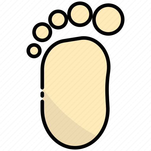 Footprint, foot, infant, body, feet, newborn icon - Download on Iconfinder