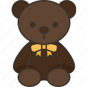 bear, teddy, doll, toy, kid