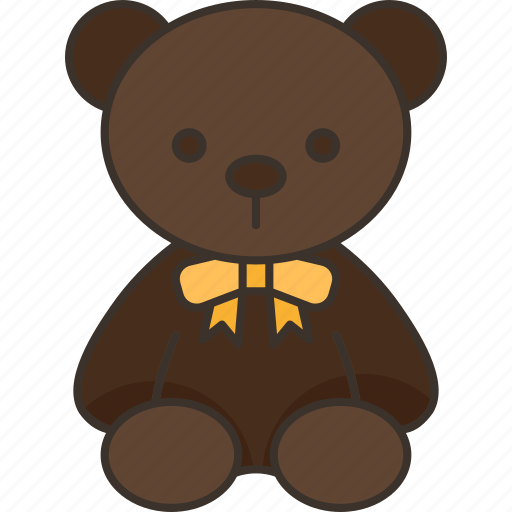 Bear, teddy, doll, toy, kid icon - Download on Iconfinder