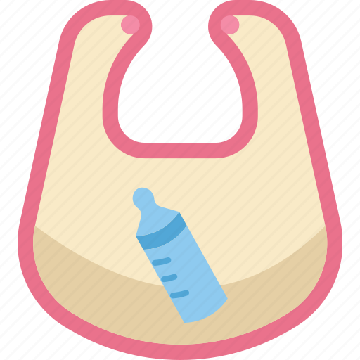 Bib, baby, apron, clothes, garment icon - Download on Iconfinder