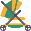 stroller, baby, cart, carriage, childhood