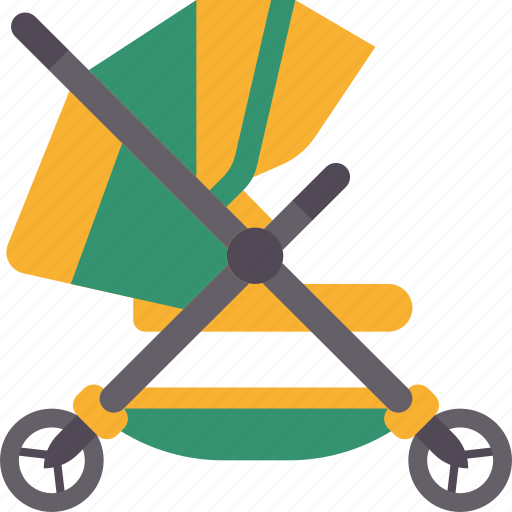 Stroller, baby, cart, carriage, childhood icon - Download on Iconfinder