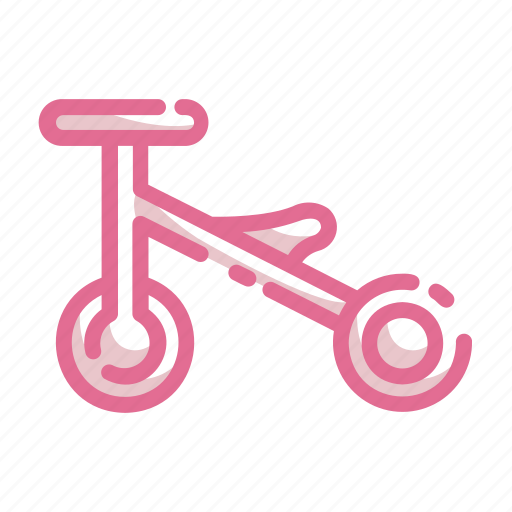 Bicycle, child, tricycle, twotones icon - Download on Iconfinder