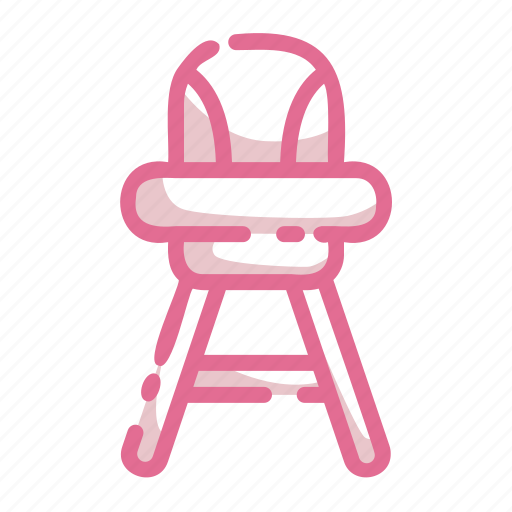 Chair, baby, feeding, twotones icon - Download on Iconfinder