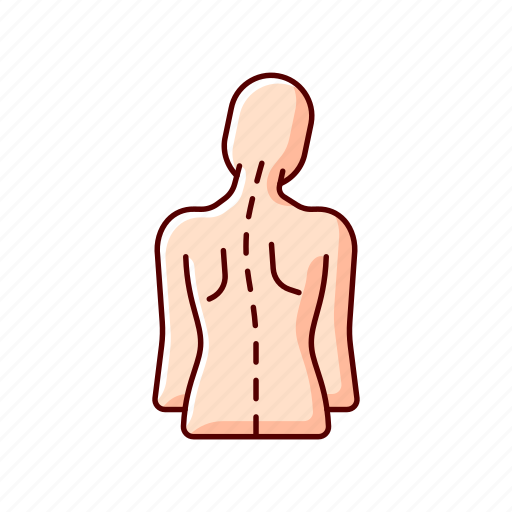 Posture, back health, spine, pain icon - Download on Iconfinder