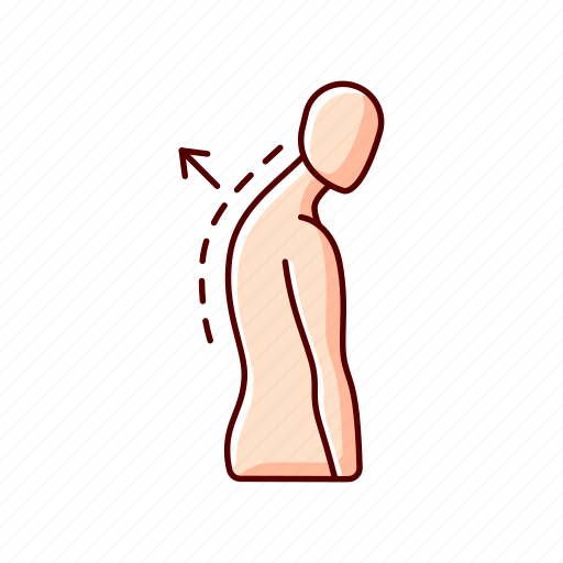 Posture, back health, spine, pain icon - Download on Iconfinder