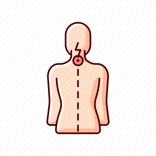 Posture, back health, ache, spine icon - Download on Iconfinder