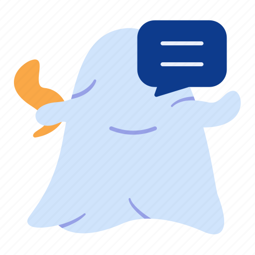 Ghost, talk, communication, games, play icon - Download on Iconfinder