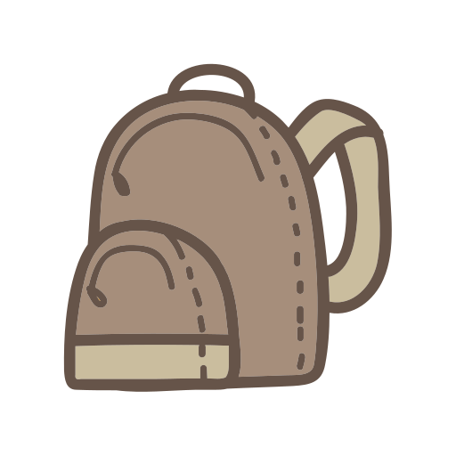 Backpack, bag, object, school, student, study icon - Free download