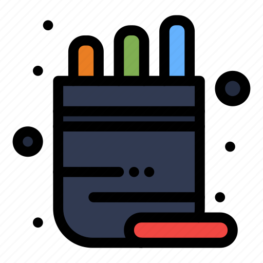 Color, pencil, pot, school icon - Download on Iconfinder
