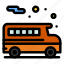 bus, school, transportation 