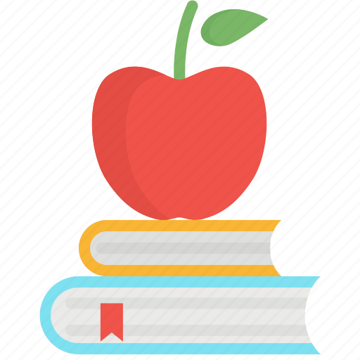 Book, education, food, fruit, school, study, textbook icon - Download on Iconfinder