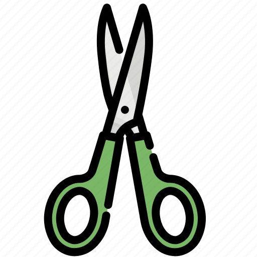 Cut, object, scissor, scissors cutting, steel, tailor, tool icon - Download on Iconfinder
