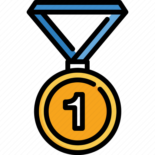 Achievement, award, first, medal, success, win, winner icon - Download on Iconfinder