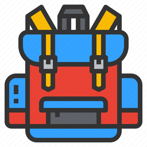 Bag, traveller, students, school, travel, camping, backpack icon - Download on Iconfinder