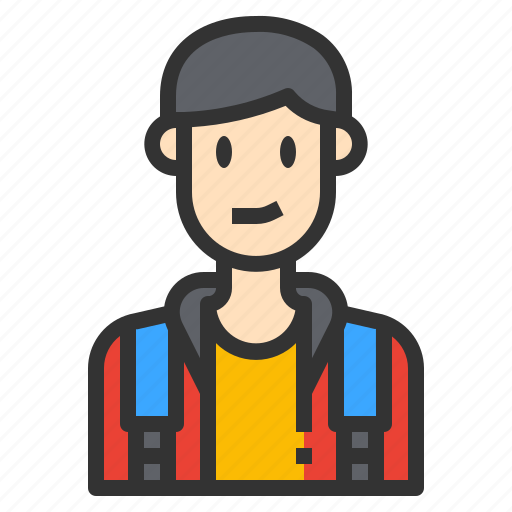 People, learning, education, student, avatar, man, school icon - Download on Iconfinder