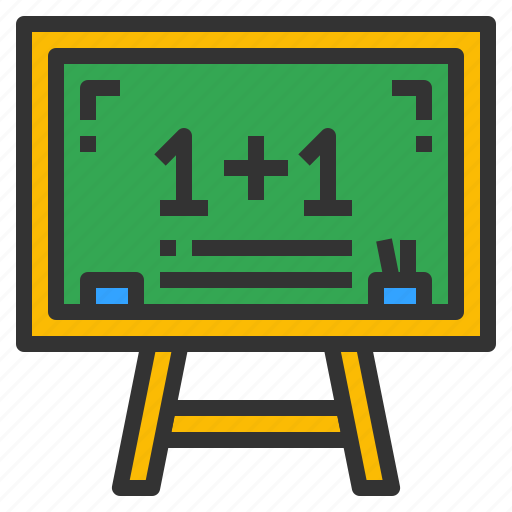 School, mathematics, blackboard, study, student, teacher, education icon - Download on Iconfinder