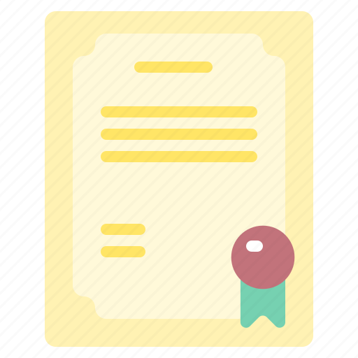 Certificate, degree, certification, document icon - Download on Iconfinder