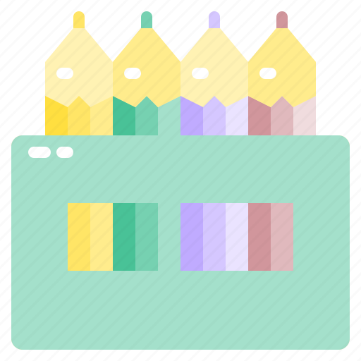 Colored, pencil, drawing icon - Download on Iconfinder