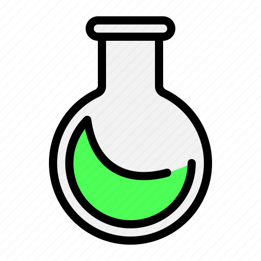 Flask, beaker, tube, lab, laboratory, chemistry, chemical icon - Download on Iconfinder