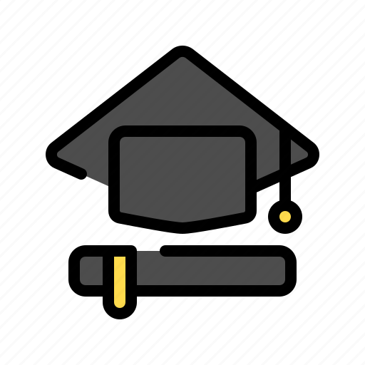 Graduation, graduate, diploma, cap, hat, degree, knowledge icon - Download on Iconfinder