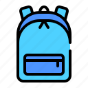 school bag, bag, backpack, briefcase, travel bag, education, luggage