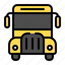 school bus, bus, vehicle, transport, public transport, car, truck