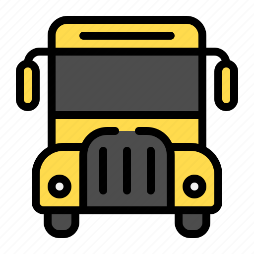 School bus, bus, vehicle, transport, public transport, car, truck icon - Download on Iconfinder