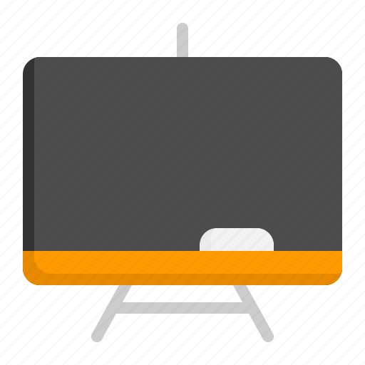 Blackboard, chalkboard, whiteboard, presentation, study, classroom, learning icon - Download on Iconfinder