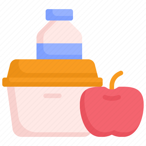 Back to school, lunch box, snack, healthy, fruit icon - Download on Iconfinder