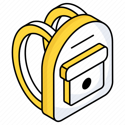 Backpack, school bag, shoulder bag, rucksack, haversack icon - Download on Iconfinder