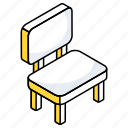 chair, armless chair, seat, sitting, furniture