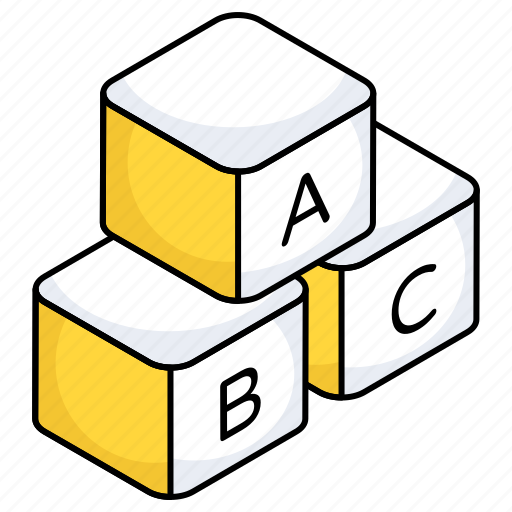 Abc blocks, abc learning, basic education, kindergarten, basic learning icon - Download on Iconfinder