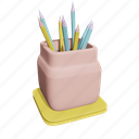 colored, pencils, stationery, pencil, school, draw, tool, write, office