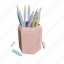 colored, pencils, draw, write, pencil, school 