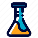 flask, lab, laboratory