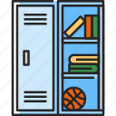 locker, safe, vault, school, book, student, education