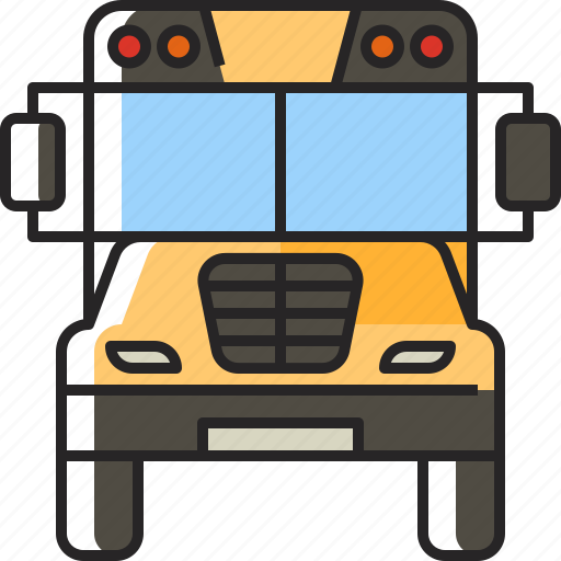 School, bus, school bus, vehicle, transport, transportation, education icon - Download on Iconfinder