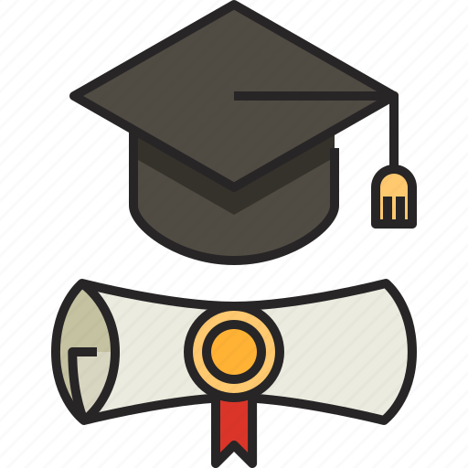 Graduation, education, degree, graduate, student, diploma, school icon - Download on Iconfinder