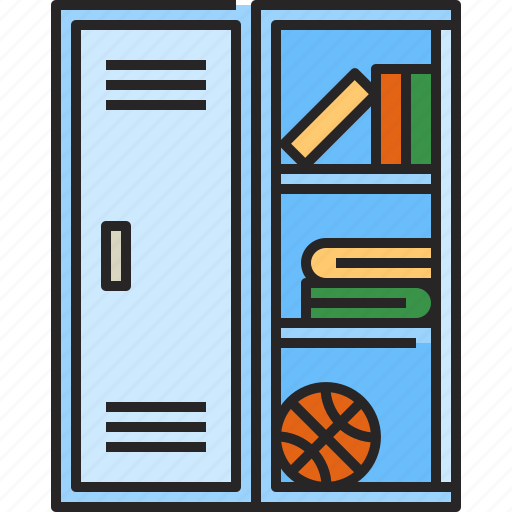 Locker, safe, vault, school, book, student, education icon - Download on Iconfinder