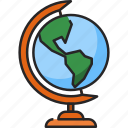 globe, world, global, earth, planet, map, geography