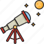 telescope, astronomy, space, spyglass, science, vision, binocular 