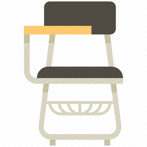Chair, furniture, seat, interior, table, office, school icon - Download on Iconfinder