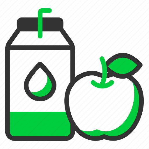 Lunch, healthy, fruits, school, milk icon - Download on Iconfinder