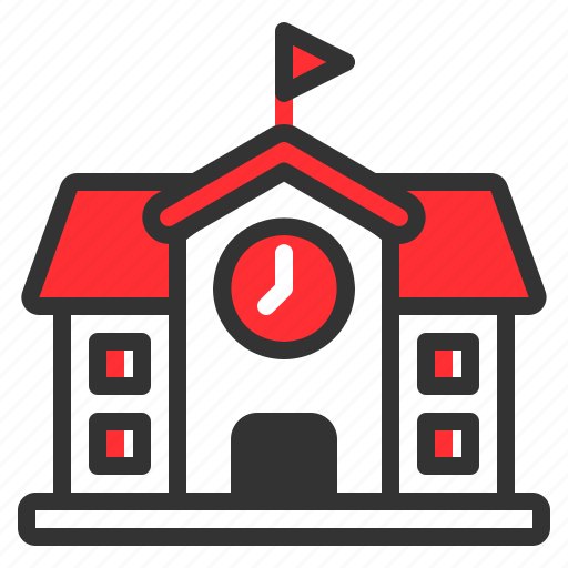 School, building, education, university icon - Download on Iconfinder