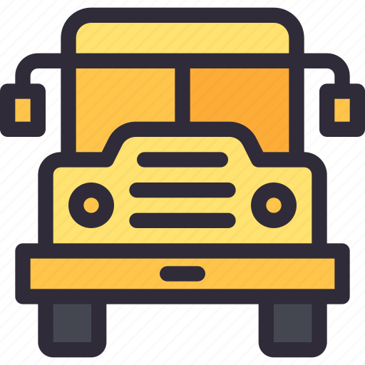 Bus, transportation, school, vehicle, automobile icon - Download on Iconfinder
