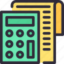 calculator, math, electronic, file, document