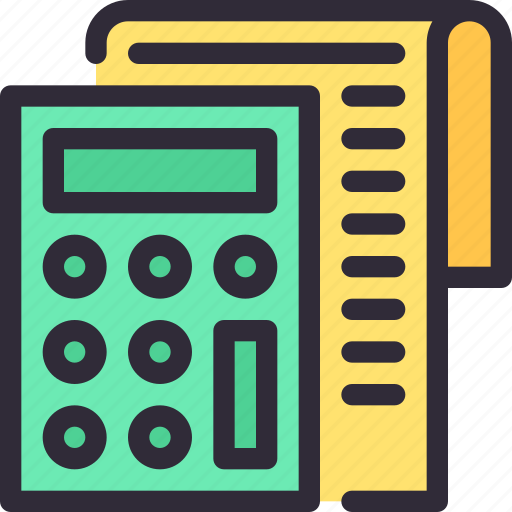 Calculator, math, electronic, file, document icon - Download on Iconfinder