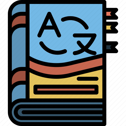 Backtoschool, dictionary, book, language, education, translate icon - Download on Iconfinder